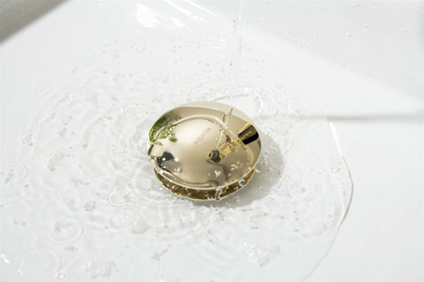 AQ6003PG сливной набор для раковины Push-open без перелива, полир. золото. Фото 5