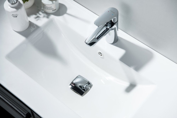 AQ6004CR сливной набор для раковины Push-open с переливом, крышка квадратная. Фото 6