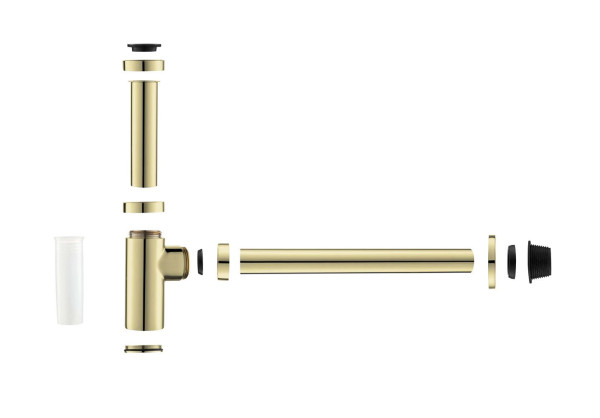 AQ6012PG сифон, полир. золото. Фото 5