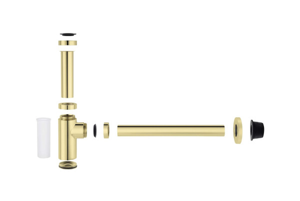 AQ6012PG сифон, полир. золото. Фото 6