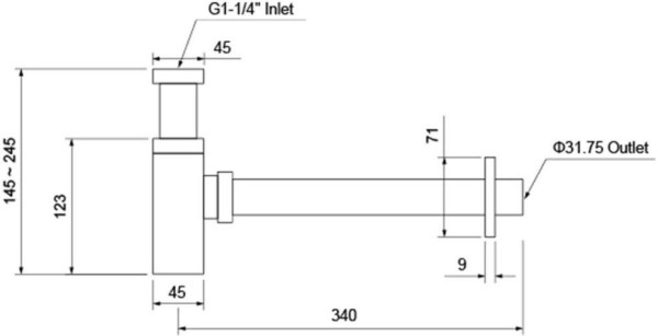 AQ6013CR сифон. Фото 4