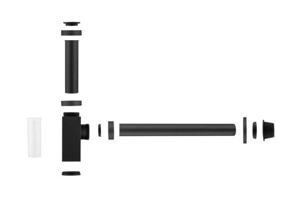 AQ6013MB сифон, матовый черный. Фото 3