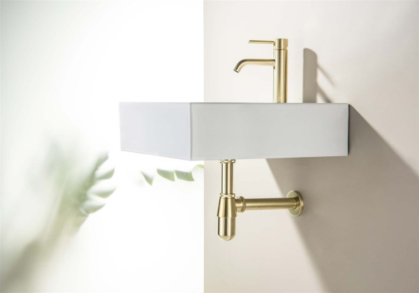 AQ6014BG сифон, шлиф. золото. Фото 2