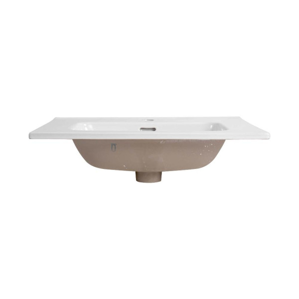 AQ77060-LG Комплект мебели: Тумба 60см ВЕГА с раковиной AQ0460-00, 2 ящика, цвет серый туман. Фото 2