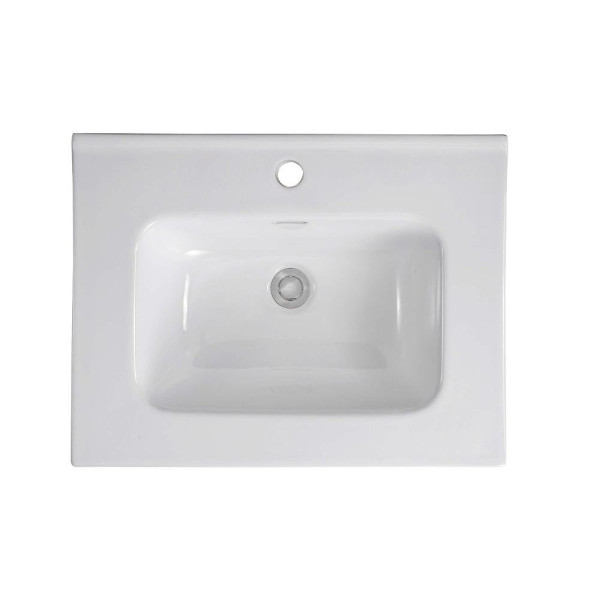 AQ77060-LG Комплект мебели: Тумба 60см ВЕГА с раковиной AQ0460-00, 2 ящика, цвет серый туман. Фото 4