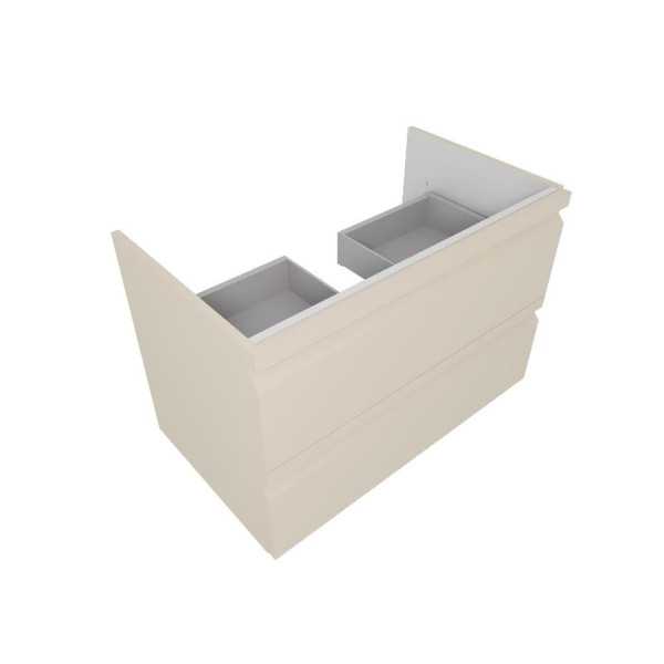 AQ77080-LC Комплект мебели:Тумба 80см ВЕГА с раковиной AQ0480-00, 2 ящика, цвет капучино светлый. Фото 10