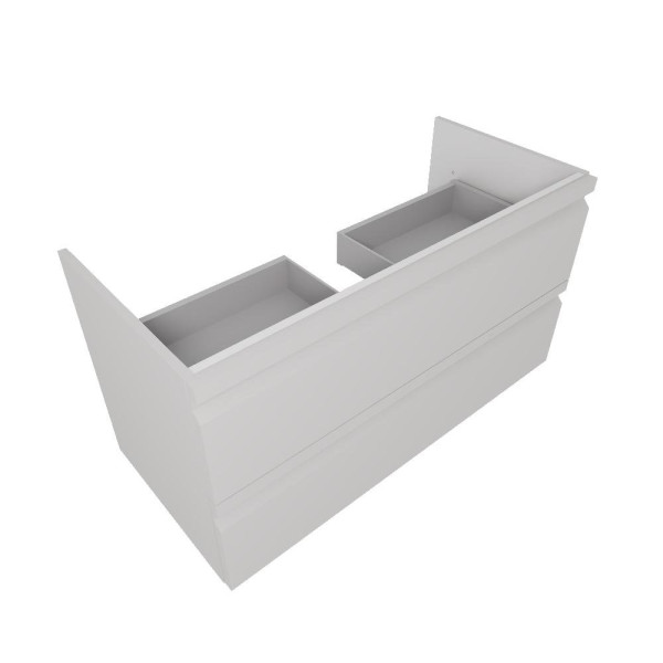 AQ77100-LG Комплект мебели: Тумба 100см ВЕГА с раковиной AQ4100-00, 2 ящика, цвет серый туман. Фото 3