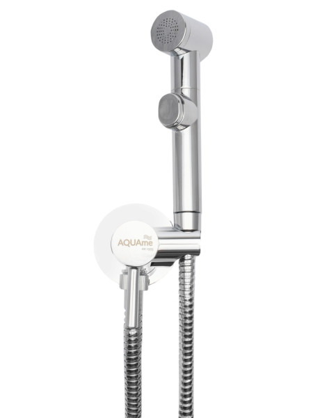 AQM 6001CR Готовый комплект гигиенического душа (скрытый монтаж, пластиковая лейка), ХРОМ. Фото 1