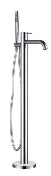 AQM6218CR Siena Смеситель для ванны, напольный (монт. часть в комплекте), Хром. Фото 1