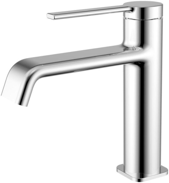 AQM6410CR Asti Смеситель для раковины 104 мм, гладкий, подводка ½", каскадный аэратор, Хром. Фото 1