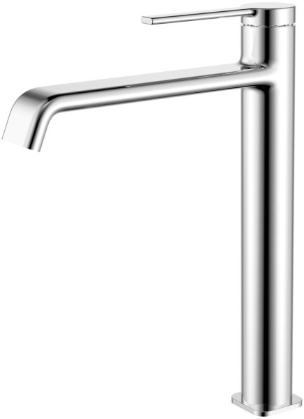 AQM6414CR Asti Смеситель для свободностоящей раковины 231 мм, гладкий, подводка ½", Хром. Фото 1