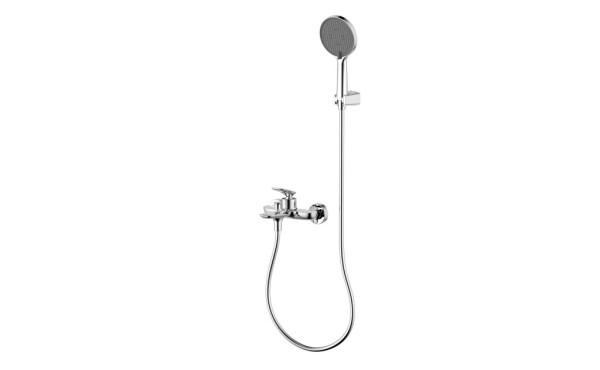 AQM6512CR Como Смеситель для ванны, с душевым набором, Ø120 мм, 3 режима, Хром. Фото 1