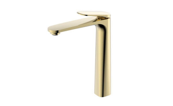 AQM6714BG Imola Смеситель для свободностоящей раковины , без донного клапана, Brushed gold. Фото 1