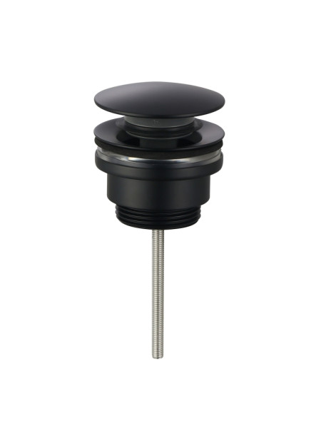 AQM7003MB Донный клапан, PushOpen, Черный матовый. Фото 1