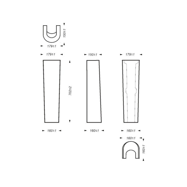 АТТИКА_24 Пьедестал Белый S1. Фото 2