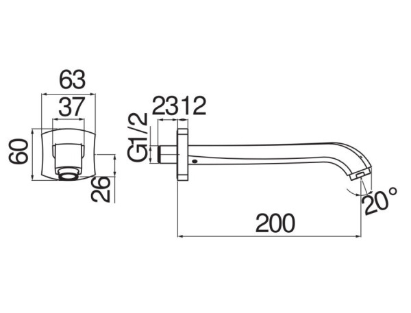 AV00158/41GDP излив, золото. Фото 2