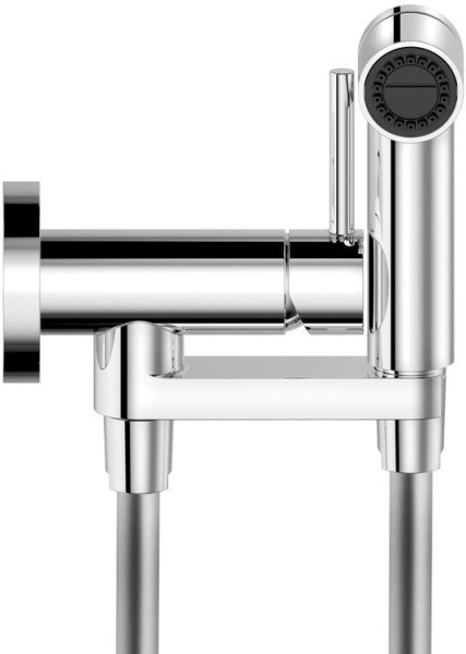 AV00600CR Комплект для гигиенического душа встроенный (смеситель + гигиеническая лейка + шланг) хром. Фото 3