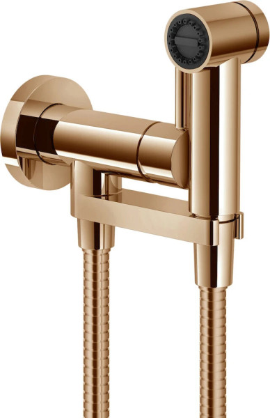 AV00600RCP Комплект для гигиенического душа встроенный (смеситель + гигиеническая лейка + шланг) красное золото. Фото 1