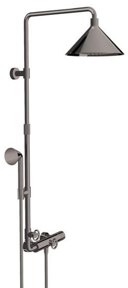 AX 26 020 330 Front Душевая система для душа, с термостатом, Ø279/85 мм, 2/1 режим. Фото 1