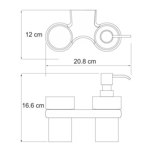 Berkel K-6889 Держатель стакана и дозатора. Фото 2