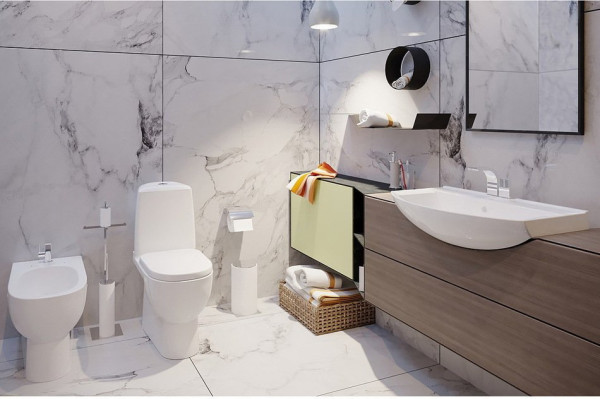 BEST 85 Умывальник (WB.FN/Best/85-C/WHT.G/S1). Фото 2