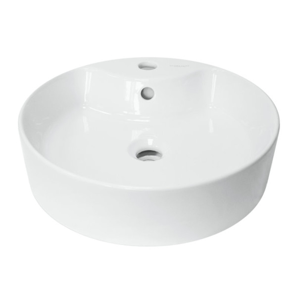 BEST SHELF Умывальник накладной 43 см ВКС Белый S1 (WB.CT/Best/43-C.Shelf/WHT.G/S1). Фото 1