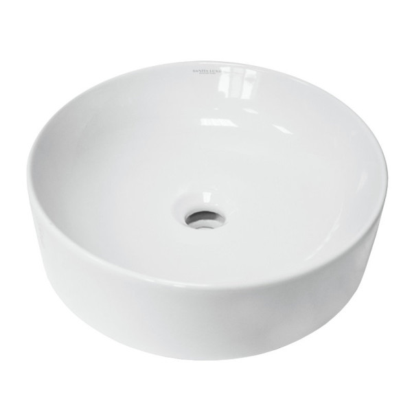 BEST SLIM Умывальник накладной 40 см Белый S1 (WB.CT/Best/40-N.Slim/WHT.G/S1). Фото 1