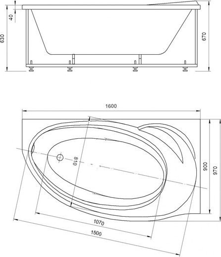 Бетта 160 прав.пустая с фр.экр.. Фото 3