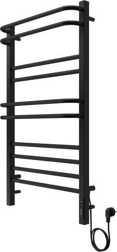 Бетта П10 500х900 электрический (quick touch) Полотенцесушитель Aquatek (черный муар). Фото 3