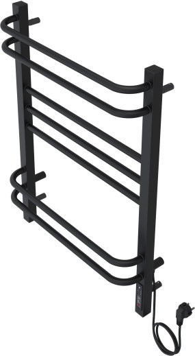 Бетта П7 500х700 электрический (quick touch) Полотенцесушитель Aquatek (черный муар). Фото 3