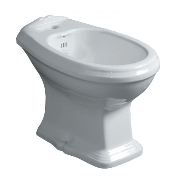 Биде с 1 отв. под смеситель 36х57 см, цвет: белый. Фото 1