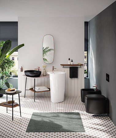 Биде VITRA Plural 7831B483-0288, подвесное, матовый Черный. Фото 2