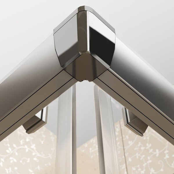 BLDP4-140 блестящий + Транспарент Blix душевая дверь раздвижная, четырехэлементная .. Фото 3