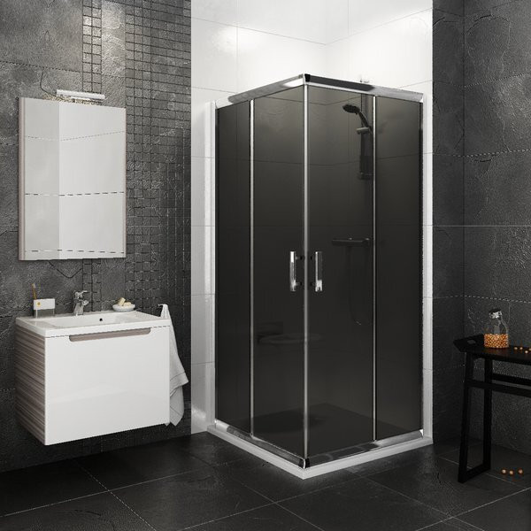 BLRV2K-110 дверь для комбинации с дверью блестящий + стекло Транспарент. Фото 5