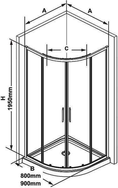 BLSCP4-80 блестящий + Транспарент, уголок полукруглый. Фото 2