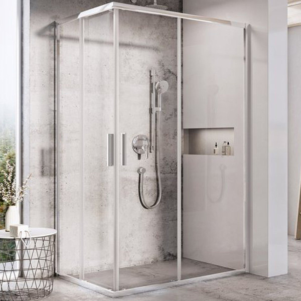 BLSRV2K-100 блестящий+Transparent, дверь для комбинации с дверью. Фото 1