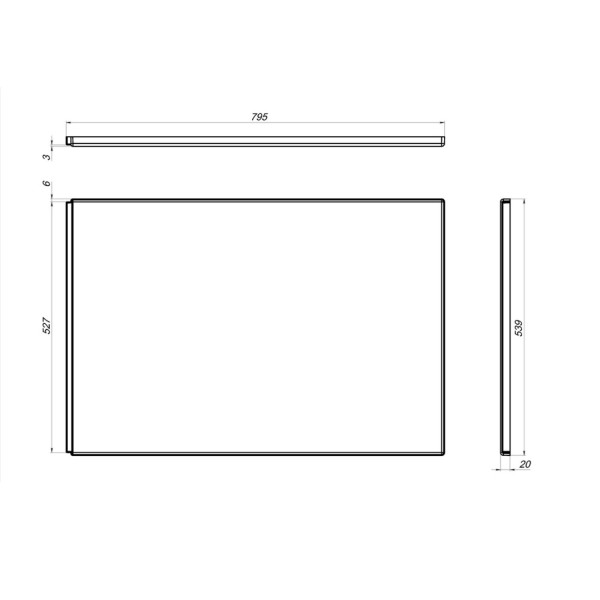 Боковая панель универсальная, 80 см. Фото 4