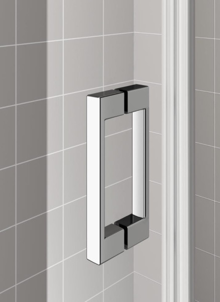 CADA XS CK 1KL 08020 VPK 1-створ. маятниковая дверь L=800, H=2000, крепление слева, стекло прозр. ESG CadaClean. NEW. Фото 5