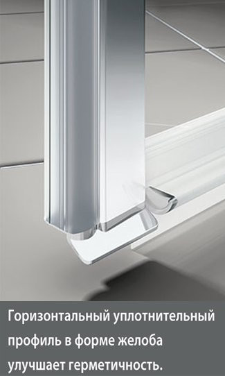 CADA XS CK 1KL 08020 VPK 1-створ. маятниковая дверь L=800, H=2000, крепление слева, стекло прозр. ESG CadaClean. NEW. Фото 6