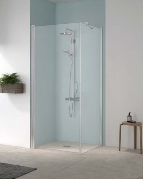 CADA XS CK 1KL 09020 VPK 1-створ. маятниковая дверь 860-910/2000, крепление слева, стекло прозр. ESG CadaClean. NEW. Фото 1