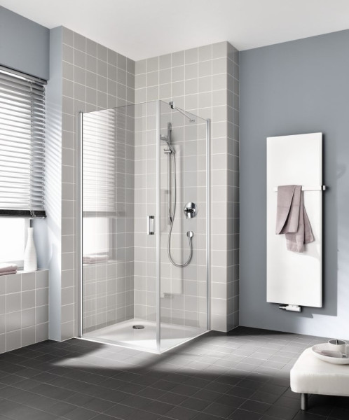 CADA XS CK 1KL 10020 VPK 1-створ. маятниковая дверь L=1000, H=2000, крепление слева, стекло прозр. ESG CadaClean. NEW. Фото 2