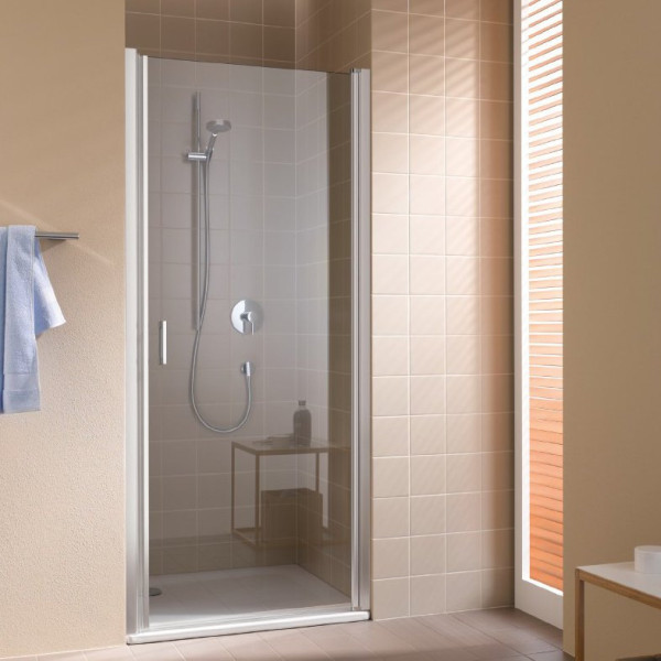 CADA XS CK 1WR 09020 VPK 1-створ. маятниковая дверь 860-910/2000, крепление справа, стекло прозр. ESG Clean. Фото 1