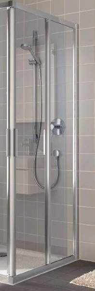 CADA XS CK E2R 09020 VPK 2-х ств.раздвиж. дверь для комбинации со второй дверью 885-910/2000, крепление справа, стекло прозр. ESG Clean. Фото 1