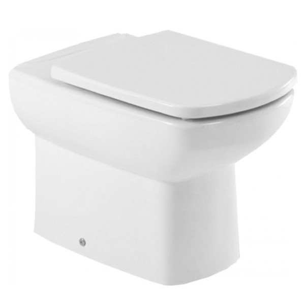 Чаша напольная Roca DAMA SENSO COMPACTO, двойной выпуск, 600 мм (7.3425.1.800.0). Фото 1