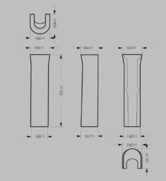 CLASSIC_24 Пьедестал Белый S1 (PD.FS/Classic_24/N/WHT.G/S1). Фото 2