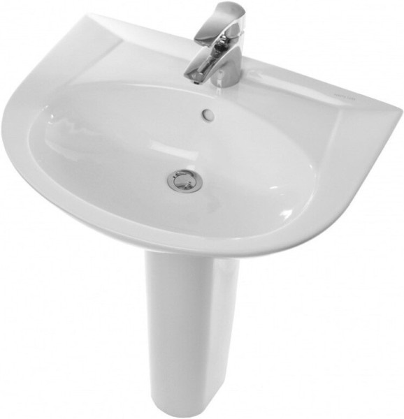 CLASSIC 65 Умывальник пьедестальный ВКС Белый S1 (WB.PD/Classic/65-C/WHT.G/S1). Фото 1