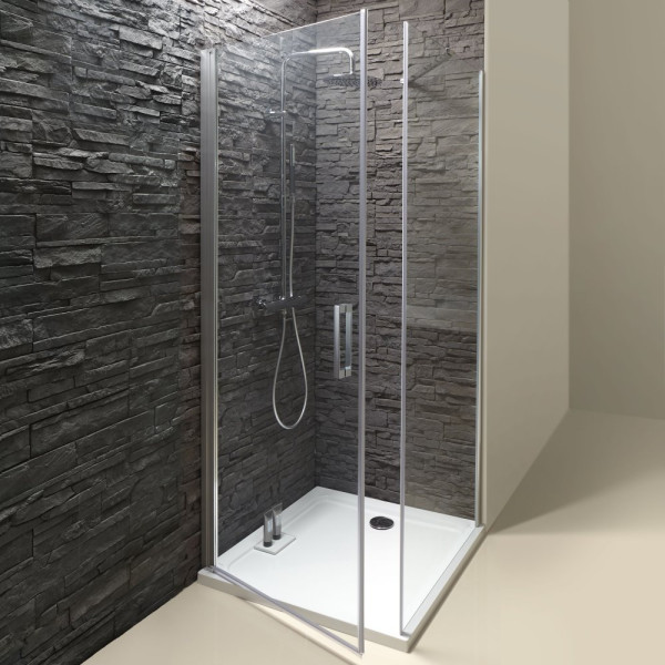 CONTRA E22T81-GA Дверь на петлях 80 см, серебро. Фото 3