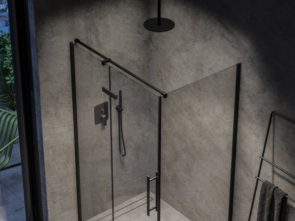 COPS-90 хром + Транспарент, душевая стенка. Фото 6