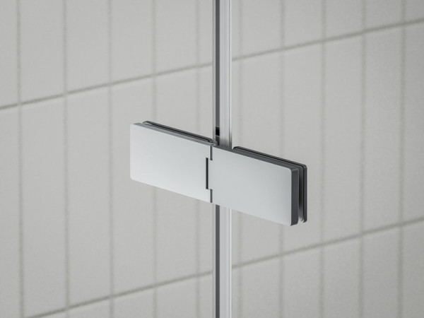 COSD2-100 хром + Транспарент, душевая дверь. Фото 5