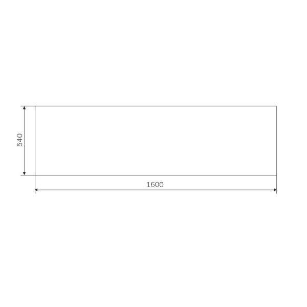 Декоративная фронтальная панель для ванны 160x70 см. Фото 4